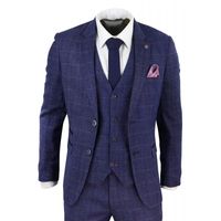 Tweed 3 Piece Suit - 96512 species | Happygentleman Tweed 3 Piece Suit - 92449 species
