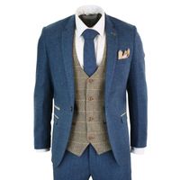 Tweed 3 Piece Suit - 35039 customers | Happygentleman Tweed 3 Piece Suit - 79744 customers