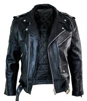 Leather Racer Jacket - 6756 the species Leather Racer Jacket - 6827 the species